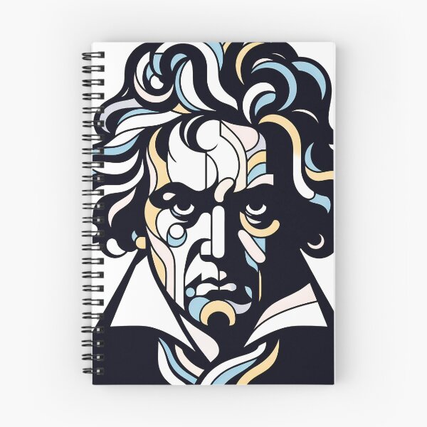 Item preview, Beethoven – Contemporary Minimalist Cubic Art designed and sold by OzzFrequency.