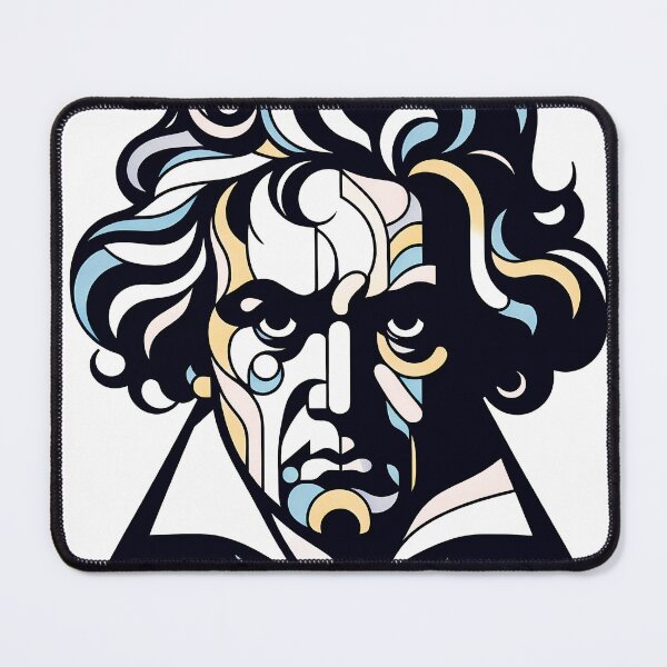 Item preview, Beethoven – Contemporary Minimalist Cubic Art designed and sold by OzzFrequency.