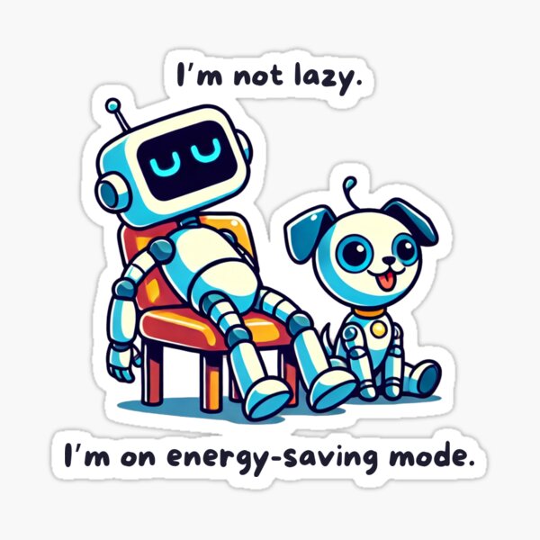 Item preview, I'm not lazy. designed and sold by RobotCoffee.
