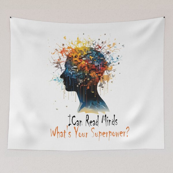 Item preview,  I Can Read Minds, What's Your Superpower?  designed and sold by VISIONSTURME.