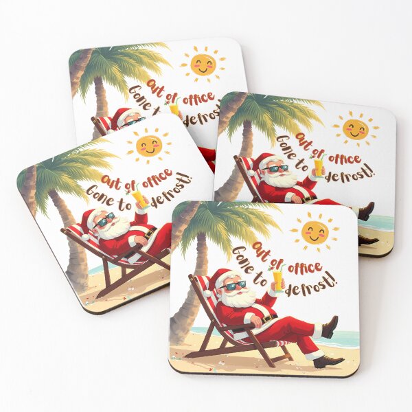 Item preview, Santa Claus is chilling by the sea designed and sold by kankan22.