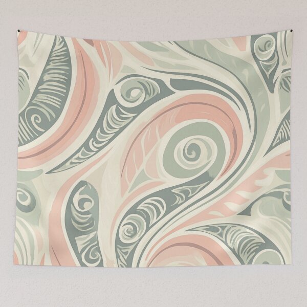 Item preview, New Zealand Paua Māori Pattern Koru Design 132 designed and sold by GrinGalore.