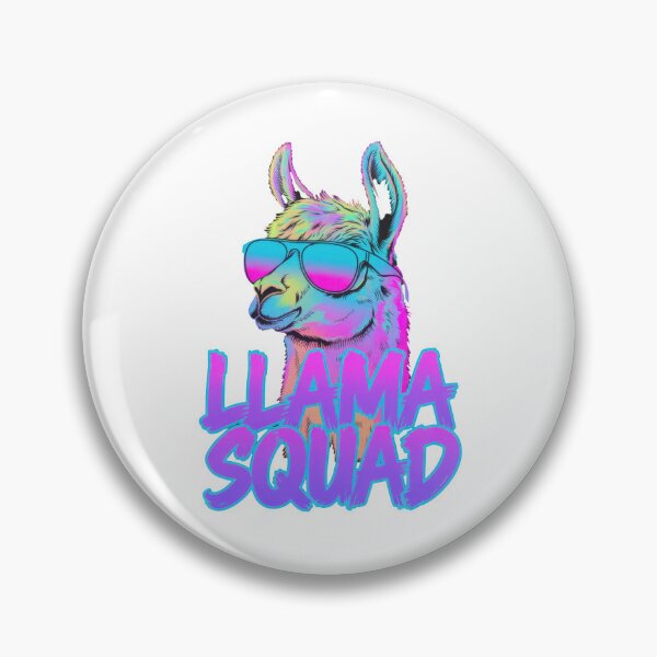 Item preview, Llama Squad Cool Hipster Llama with Sunglasses Funky designed and sold by Hananiah Merch.