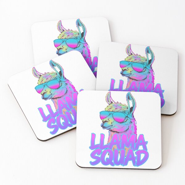 Item preview, Llama Squad Cool Hipster Llama with Sunglasses Funky designed and sold by Hananiah Merch.