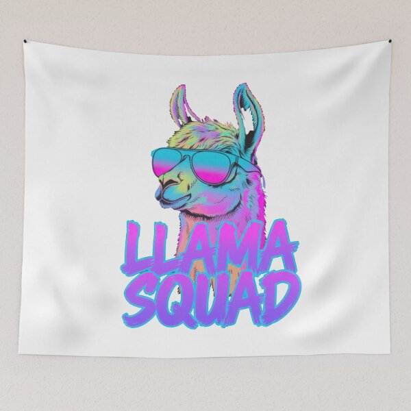 Item preview, Llama Squad Cool Hipster Llama with Sunglasses Funky designed and sold by Hananiah Merch.