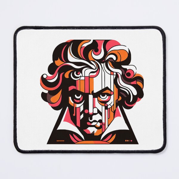 Item preview, Beethoven – Contemporary Minimalist Cubic Art designed and sold by OzzFrequency.