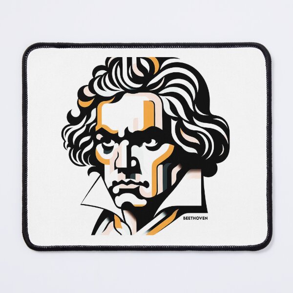 Item preview, Beethoven – Contemporary Minimalist Cubic Art designed and sold by OzzFrequency.