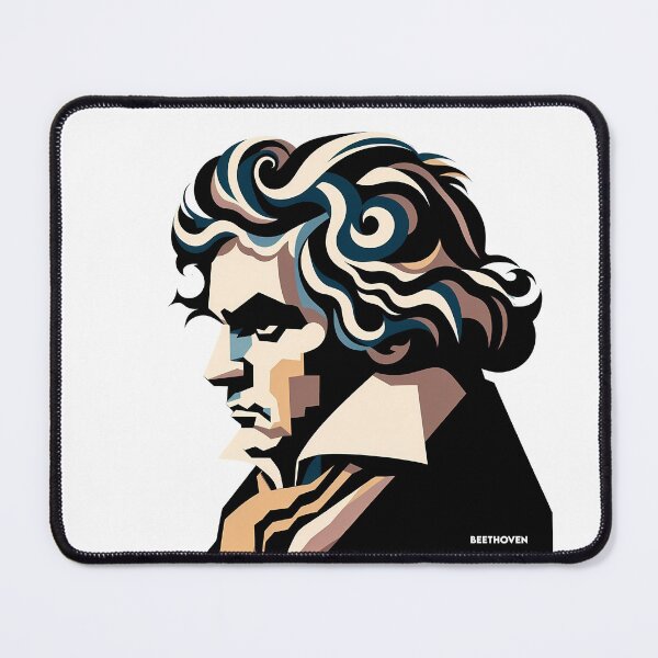 Item preview, Beethoven – Contemporary Minimalist Cubic Art designed and sold by OzzFrequency.
