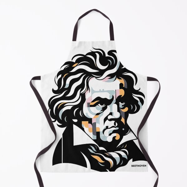 Item preview, Beethoven – Contemporary Minimalist Cubic Art designed and sold by OzzFrequency.