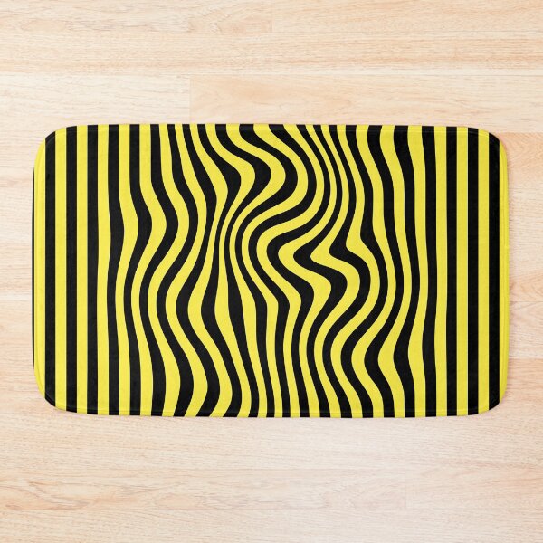 Item preview, Distorted Stripes - Optical Illusion/l Yellow and Black designed and sold by My-fake-places.