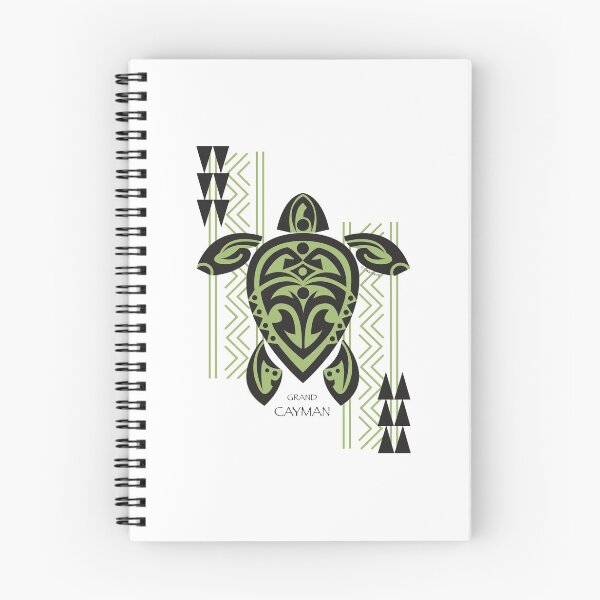 Item preview, Black & Green Tribal Turtle Tattoo Warrior / Grand Cayman designed and sold by srwdesign.