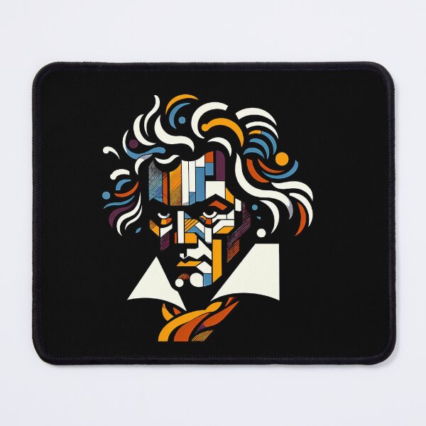 Item preview, Beethoven – Contemporary Minimalist Cubic Art designed and sold by OzzFrequency.
