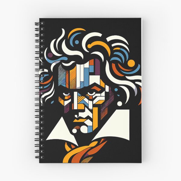 Item preview, Beethoven – Contemporary Minimalist Cubic Art designed and sold by OzzFrequency.