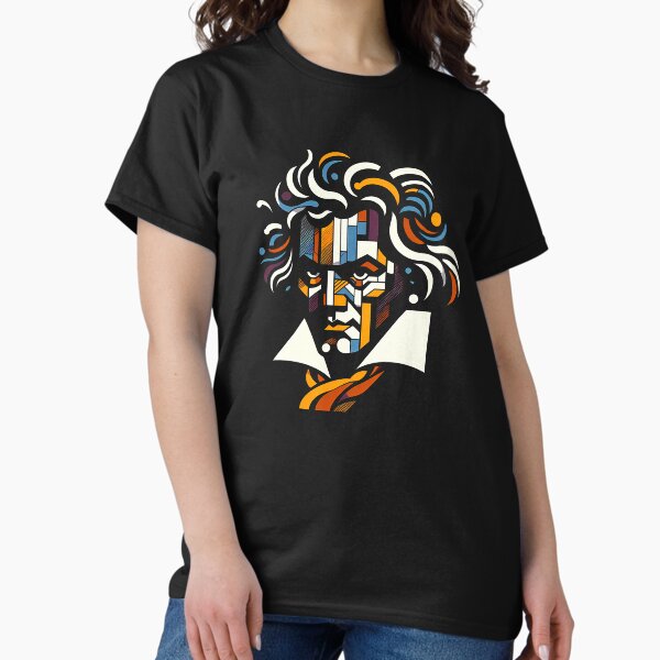 Item preview, Beethoven – Contemporary Minimalist Cubic Art designed and sold by OzzFrequency.
