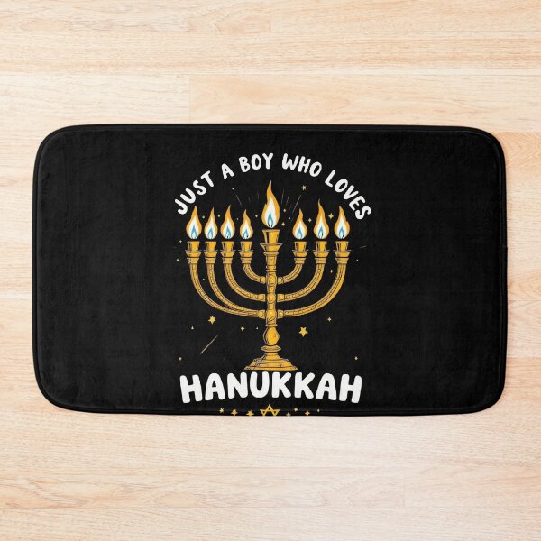 Item preview, Just A Boy Who Loves Hanukkah Menorah Jewish Festival designed and sold by Hananiah Merch.