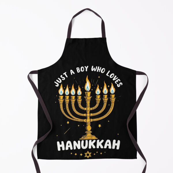 Item preview, Just A Boy Who Loves Hanukkah Menorah Jewish Festival designed and sold by Hananiah Merch.