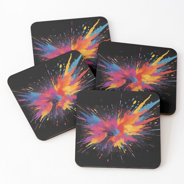 Item preview, Dark Abstract Colorful Explosion designed and sold by papi1998.