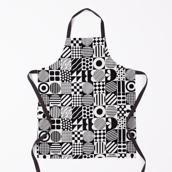 Item preview, Geometric Black and White Pattern with Circles, Squares, and Triangles designed and sold by 89BLACK.