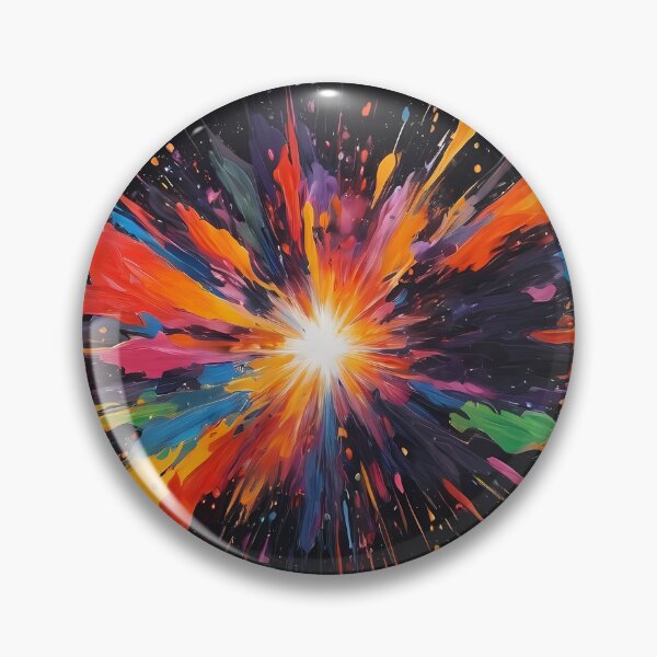 Item preview, Dark Abstract Colorful Explosion designed and sold by papi1998.