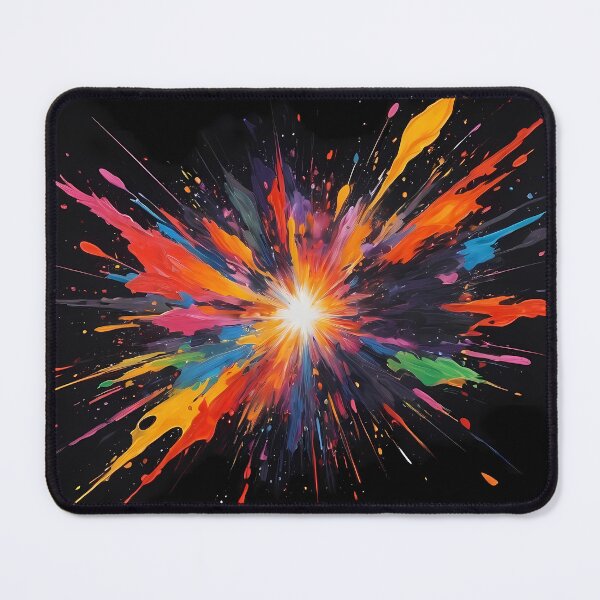 Item preview, Dark Abstract Colorful Explosion designed and sold by papi1998.