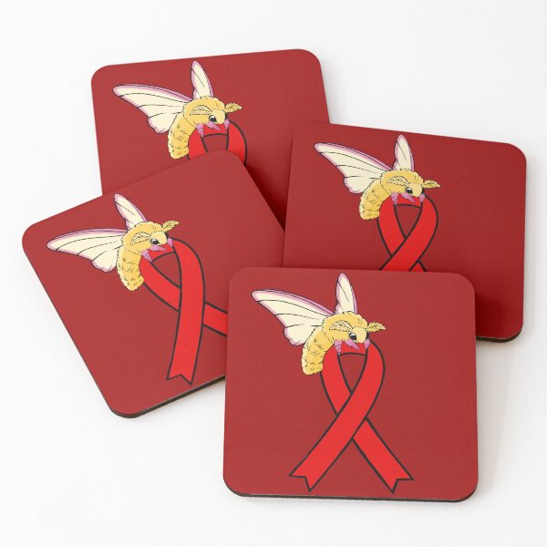 Item preview, Fluffy Moth Awareness Ribbon (Red) designed and sold by CaitlynConnor.