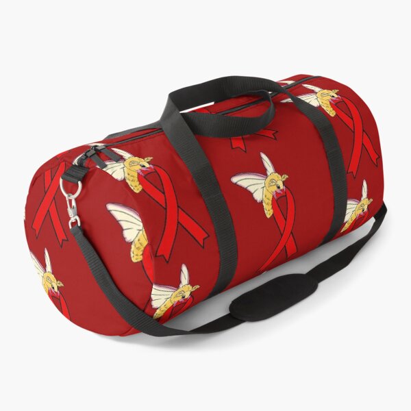 Item preview, Fluffy Moth Awareness Ribbon (Red) designed and sold by Chronic Illness Awareness Shop.