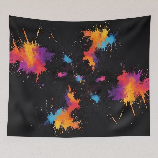 Item preview, Dark Abstract Colorful Explosion designed and sold by papi1998.