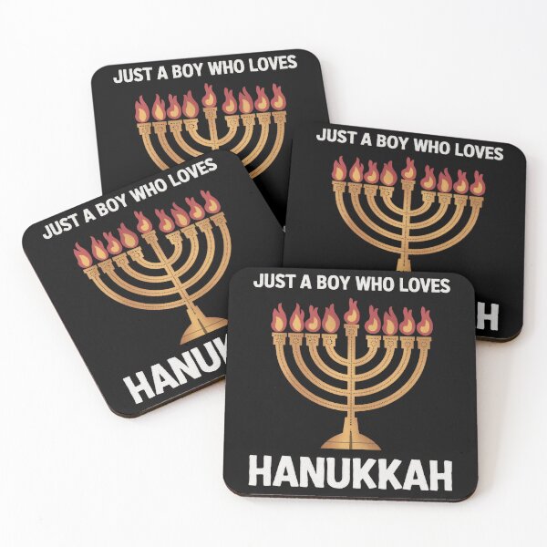 Item preview, Hanukkah Boy Menorah Jewish Holiday Festival of Lights designed and sold by Hananiah Merch.