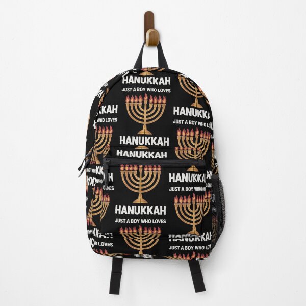 Item preview, Hanukkah Boy Menorah Jewish Holiday Festival of Lights designed and sold by Hananiah Merch.