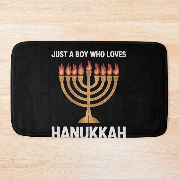 Item preview, Hanukkah Boy Menorah Jewish Holiday Festival of Lights designed and sold by Hananiah Merch.