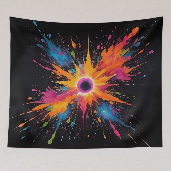 Item preview, Dark Abstract Colorful Explosion designed and sold by papi1998.