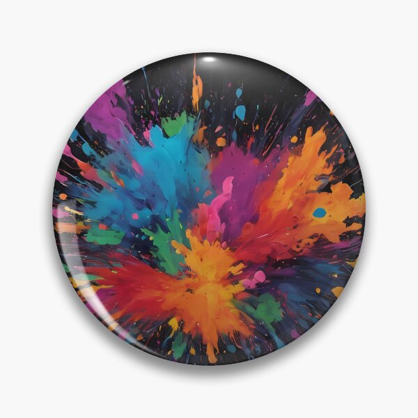 Item preview, Dark Abstract Colorful Explosion designed and sold by papi1998.
