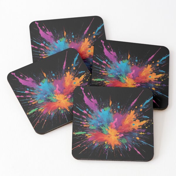 Item preview, Dark Abstract Colorful Explosion designed and sold by papi1998.