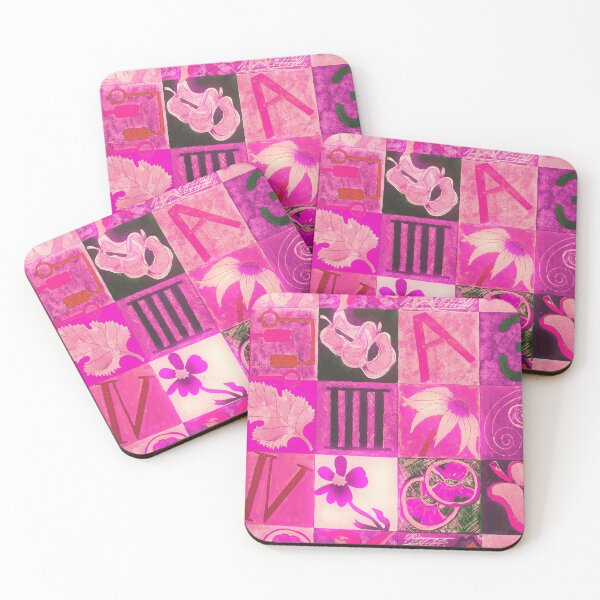 Item preview, Checkered Pink Patterned Quilt designed and sold by VariARTyPrints.