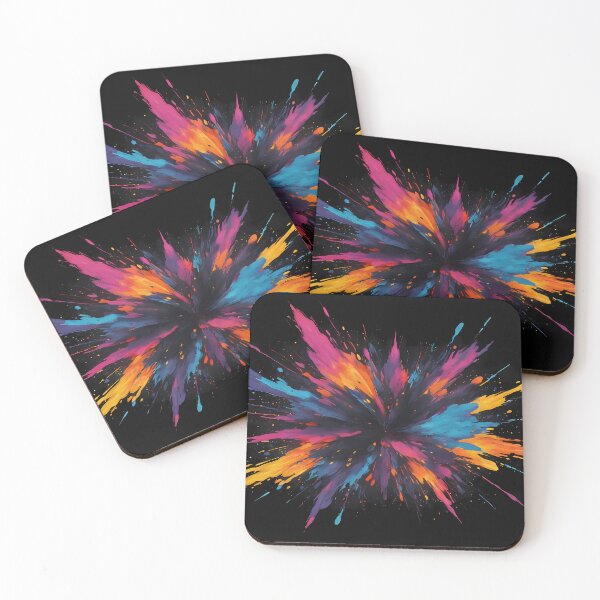 Item preview, Dark Abstract Colorful Explosion designed and sold by papi1998.