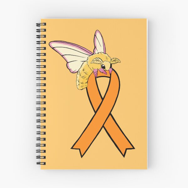 Item preview, Fluffy Moth Awareness Ribbon (Orange) designed and sold by CaitlynConnor.