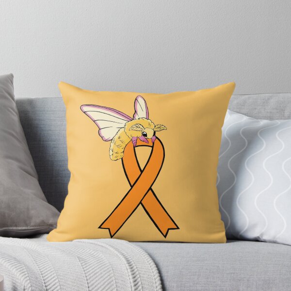 Item preview, Fluffy Moth Awareness Ribbon (Orange) designed and sold by CaitlynConnor.