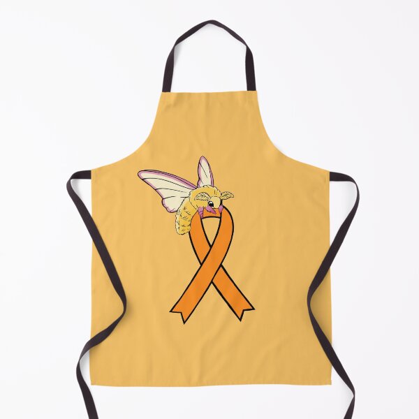 Item preview, Fluffy Moth Awareness Ribbon (Orange) designed and sold by CaitlynConnor.