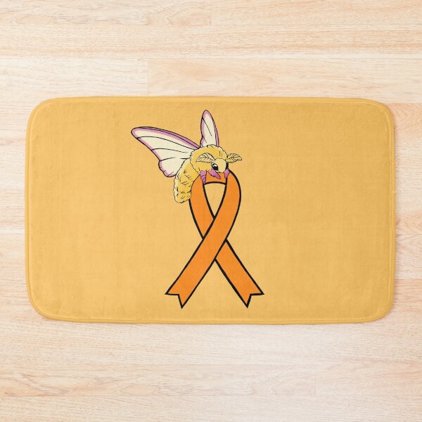 Item preview, Fluffy Moth Awareness Ribbon (Orange) designed and sold by CaitlynConnor.