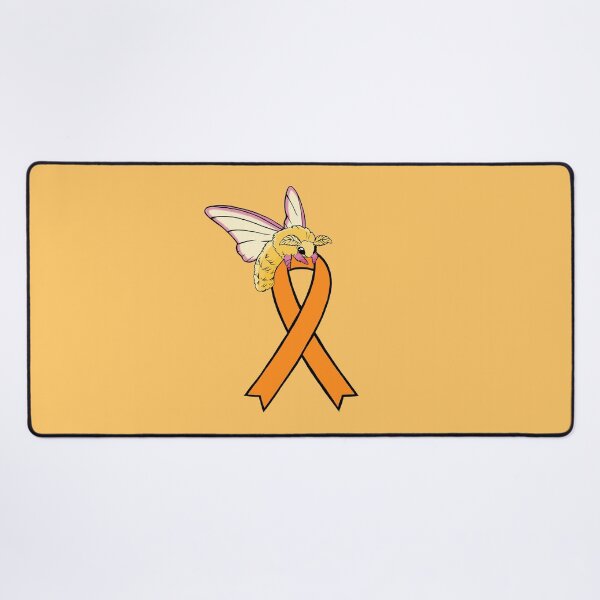 Item preview, Fluffy Moth Awareness Ribbon (Orange) designed and sold by CaitlynConnor.