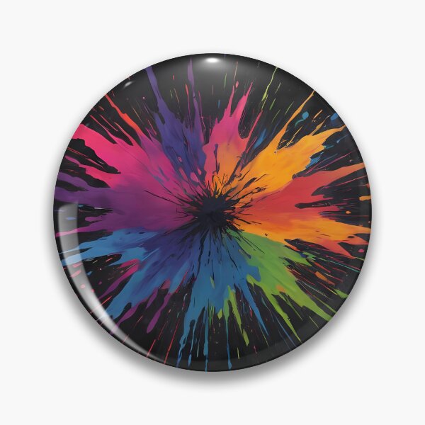 Item preview, Dark Abstract Colorful Explosion designed and sold by papi1998.