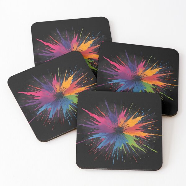Item preview, Dark Abstract Colorful Explosion designed and sold by papi1998.