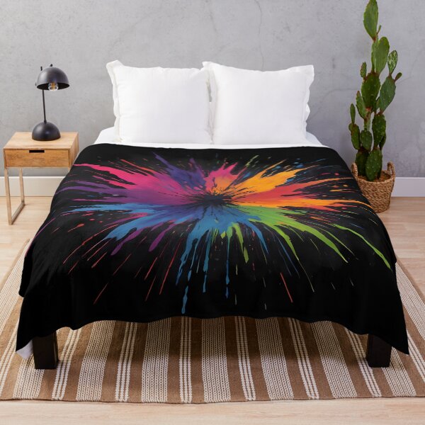 Item preview, Dark Abstract Colorful Explosion designed and sold by papi1998.