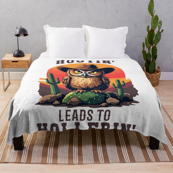 Item preview, Western Owl Cowboy Hootin Leads To Hollerin designed and sold by Blok45.
