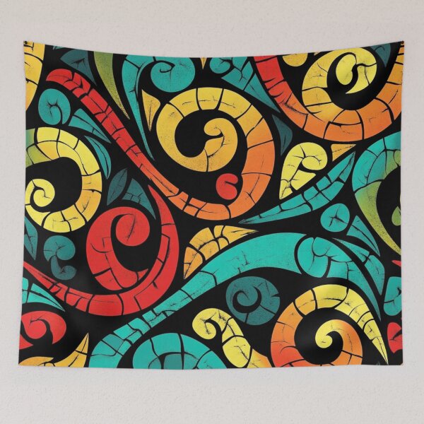 Item preview, New Zealand Paua Māori Pattern Koru Design 133 designed and sold by GrinGalore.