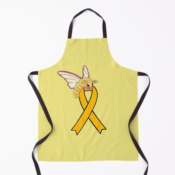 Item preview, Fluffy Moth Awareness Ribbon (Yellow) designed and sold by CaitlynConnor.