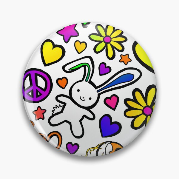 Item preview, Rainbow Repeat Pattern Animals, Gameboy, Bunny, Snake, Peace Sign designed and sold by KatelynMitalski.