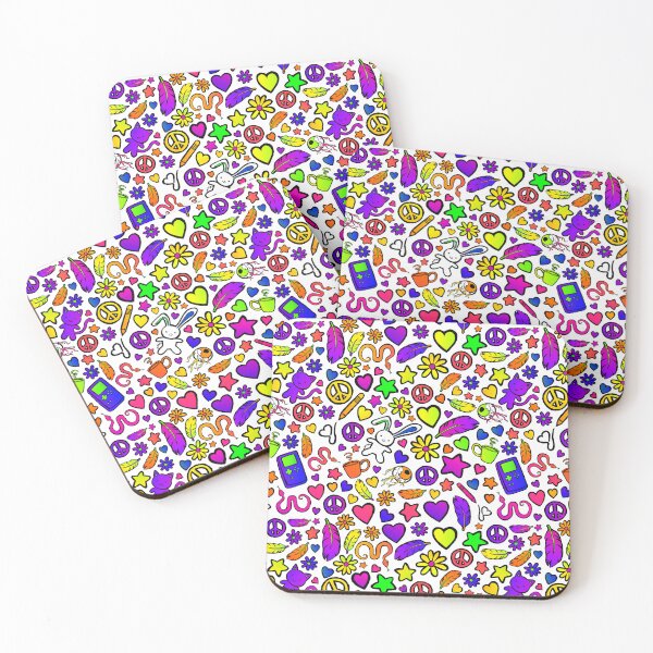 Item preview, Rainbow Repeat Pattern Animals, Gameboy, Bunny, Snake, Peace Sign designed and sold by KatelynMitalski.