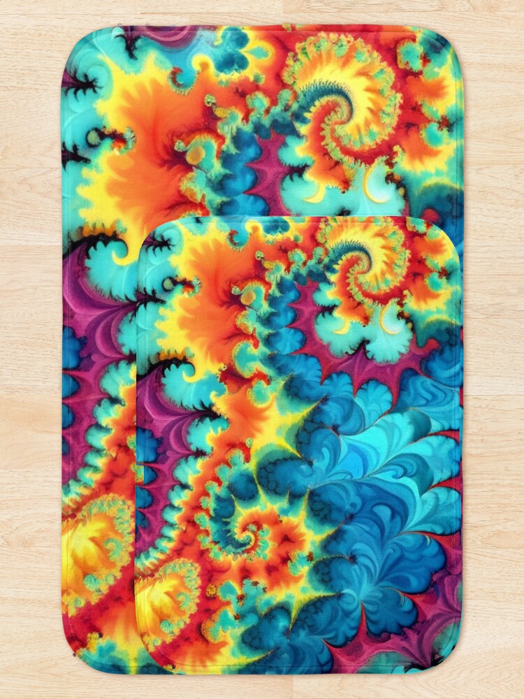 Thumbnail 5 of 6, Bath Mat, #444 designed and sold by MyInnerEyeMike2.
