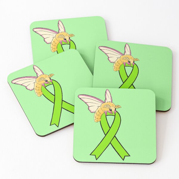 Item preview, Fluffy Moth Awareness Ribbon (green) designed and sold by CaitlynConnor.